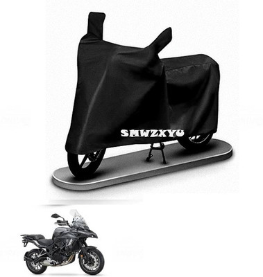 smwzxyu Waterproof Two Wheeler Cover for Benelli(TRK 502, Black)