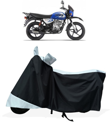 Tricway Two Wheeler Cover for Bajaj(Boxer AT, White)