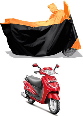 Amexride Two Wheeler Cover for Hero(Duet LX 110CC BS6, Multicolor)