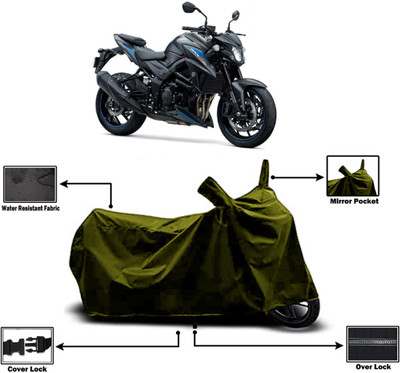 Amexride Two Wheeler Cover for Suzuki(GSX-S750, Green)