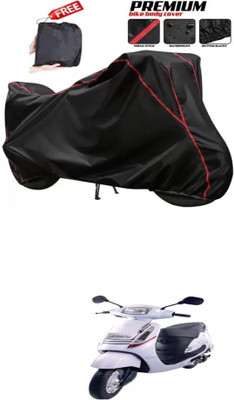 DeepShakshi AUTOMOTIVE Two Wheeler Cover for Mahindra(Duro 125, Black)