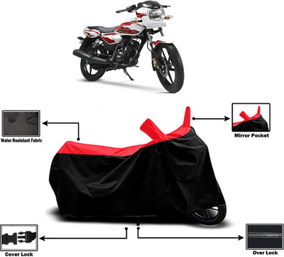 Amexride Two Wheeler Cover for TVS(Phoenix 125, Red)