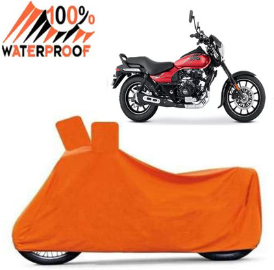 Autoinnovation Waterproof Two Wheeler Cover for Bajaj(Avenger Street 160, Orange)