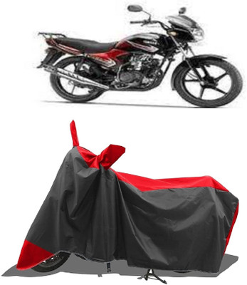 SPECTUS Two Wheeler Cover for Yamaha(YBR 110, Red)