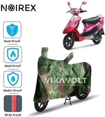 NOIREX Waterproof Two Wheeler Cover for TVS(Scooty Pep+, Green)