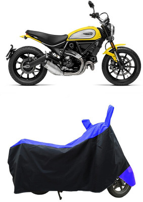 Coxtor Waterproof Two Wheeler Cover for Ducati(Scrambler Icon, Blue)