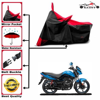 AASHTIK MART Two Wheeler Cover for Hero(MotoCorp Splendor iSmart, Red, Black)