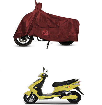 EGAL Waterproof Two Wheeler Cover for Okinawa(BS6, Maroon)