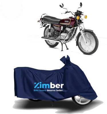 ZIMBER Two Wheeler Cover for Yamaha(RX135, Blue)