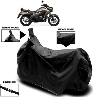 MMSSTAR Waterproof Two Wheeler Cover for Suzuki(intruder 150, Black)