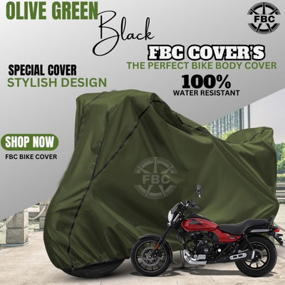 FBC Waterproof Two Wheeler Cover for Bajaj(Avenger, Green)