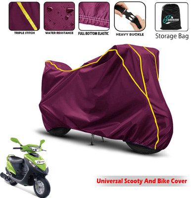 AUTOBIRSA Two Wheeler Cover for Mahindra(Flyte, Maroon)