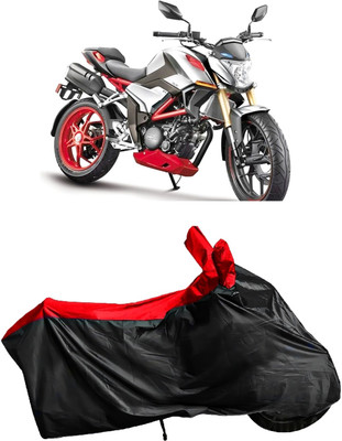 Autofly Waterproof Two Wheeler Cover for Hero(XF3R, Red, Black)
