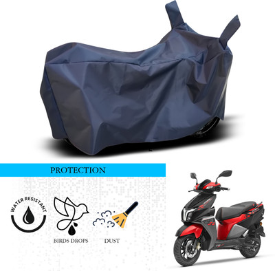 ANTHUB Waterproof Two Wheeler Cover for TVS(Ntorq 125, Blue)