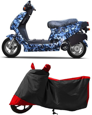 GROFATIK Two Wheeler Cover for Hero(Electric AXLHE-20 BS6, Red)