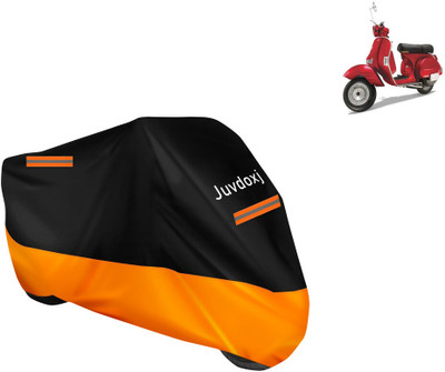 Juvdoxj Waterproof Two Wheeler Cover for LML(Star Euro 200, Orange)