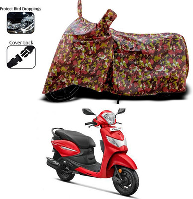 ANTHUB Waterproof Two Wheeler Cover for Hero(Red)