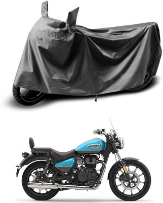 Gali Bazar Waterproof Two Wheeler Cover for Royal Enfield(Meteor BS6, Grey)