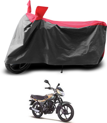 PAGORA Waterproof Two Wheeler Cover for Bajaj(CT110, Grey, Red)