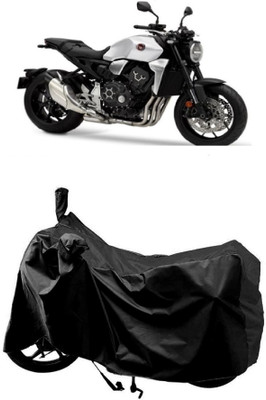 MMSSTAR Waterproof Two Wheeler Cover for Honda(CBR1000RR Fireblade, Black)