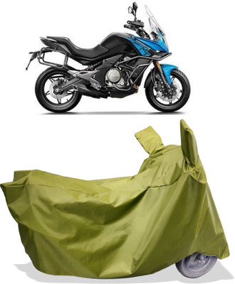 Amexride Two Wheeler Cover for CFMoto(650MT, Maroon)