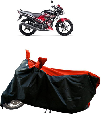 KEDIT Two Wheeler Cover for Yamaha(SS, Red, Black)