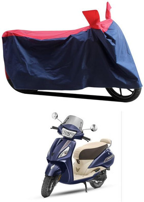 AASHTIK MART Two Wheeler Cover for TVS(Jupiter, Red, Blue)
