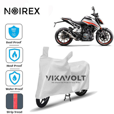 NOIREX Waterproof Two Wheeler Cover for KTM(Duke 390, Silver)