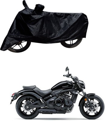 RRZ Two Wheeler Cover for Kawasaki(Vulcan S, Black)