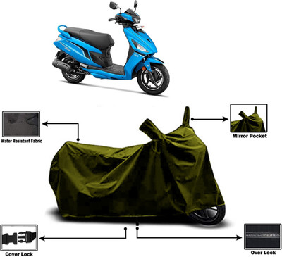Amexride Two Wheeler Cover for Hero(Maestro Edge 125, Green)