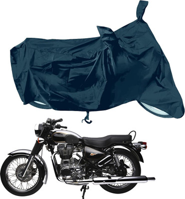 RiderShine Two Wheeler Cover for Royal Enfield(Electra 4S, Black)