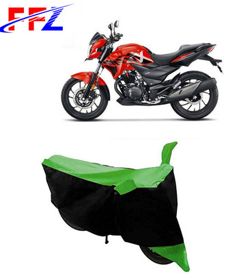 FFZ Two Wheeler Cover for Hero(Xtreme 200R, Black, Green)