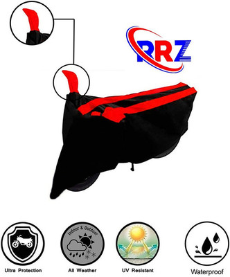 AutoGalaxy Waterproof Two Wheeler Cover for KTM(125 Duke, Black, Red)
