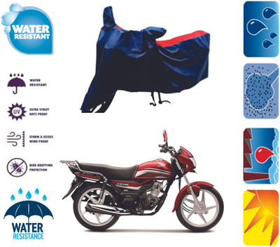 RTS COLLECTIONS Waterproof Two Wheeler Cover for Honda(CD deluxe, Red, Blue)
