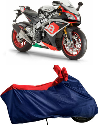 Autofly Waterproof Two Wheeler Cover for Aprilia(RSV4, Blue, Red)