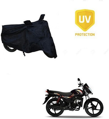 MMSSTAR Waterproof Two Wheeler Cover for Mahindra(Pantero, Black)