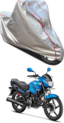 PAGORA Waterproof Two Wheeler Cover for Hero(Glamour Programmed FI BS6, Silver)