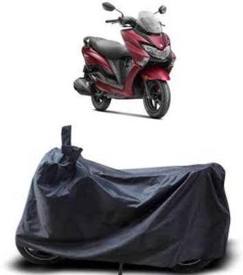 Mdstar Waterproof Two Wheeler Cover for Suzuki(Burgman Street, Black)