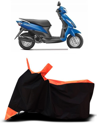 VESMEI Two Wheeler Cover for Suzuki(Let's, Orange)