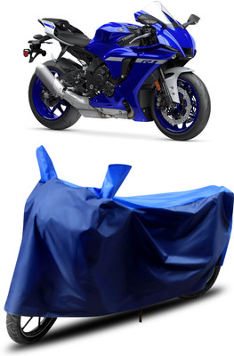 MADAFIYA Two Wheeler Cover for Yamaha(YZF R1, Blue)