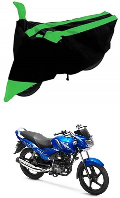 Furious3D Two Wheeler Cover for TVS(Star City, Green, Black)