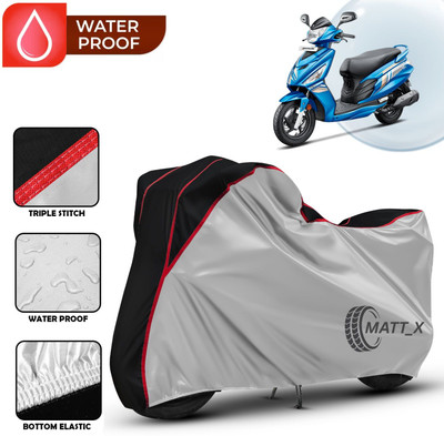 MATT_X Waterproof Two Wheeler Cover for Hero(Maestro, Multicolor, Silver, Black)