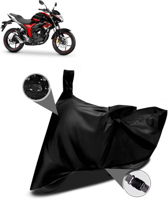 DeepShakshi AUTOMOTIVE Two Wheeler Cover for Suzuki(Gixxer Special Edition, Black)