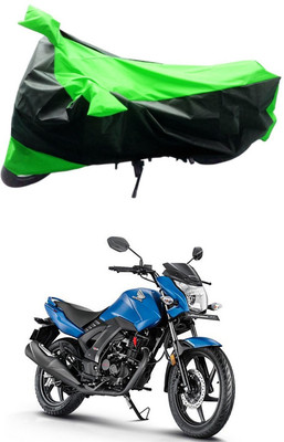 MMSSTAR Waterproof Two Wheeler Cover for Honda(CB Unicorn 160, Green, Black)
