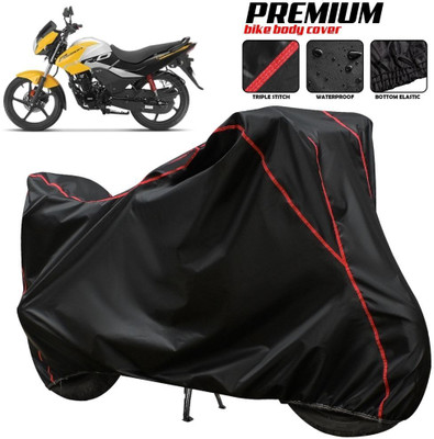 SThanaveX Waterproof Two Wheeler Cover for Hero(Passion Pro i3S, Black, Red, Multicolor)