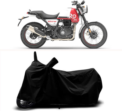 RABABLI Waterproof Two Wheeler Cover for Royal Enfield(Street Scrambler, Black)