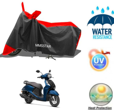 Mdstar Waterproof Two Wheeler Cover for Techo Electra(Fazer-250, Black)