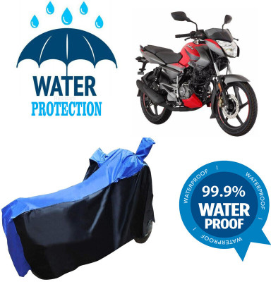Mdstar Waterproof Two Wheeler Cover for Bajaj(Pulsar 135 BS6, Multicolor)