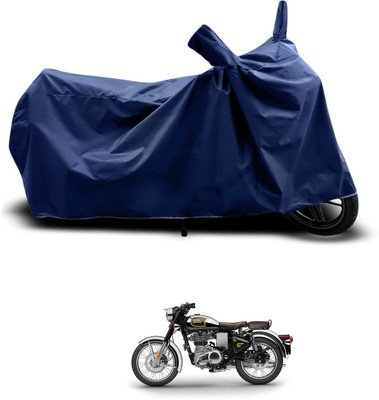 CODOKI Waterproof Two Wheeler Cover for Royal Enfield(Bullet 500, Blue)