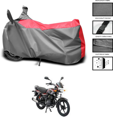 CODOKI Waterproof Two Wheeler Cover for Bajaj(Platina 125, Grey, Blue)